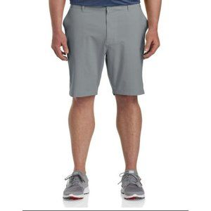 Callaway Men's Gray Big & Tall Textured Opti-stretch Golf Shorts Size 38